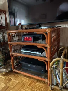 Tv polica ratan bambus