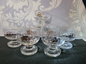 Case za poslastice duvano kristalno staklo 1960g+.