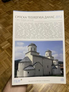 Srpska teologija danas 2012 teoloska istrazivanja