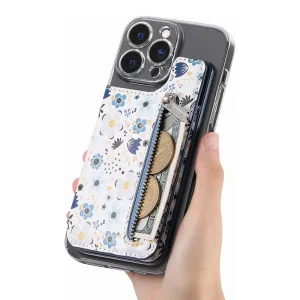 Koni novcanik flower plavi