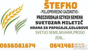 Svetlo Seme,Proso,kokicar kukuruz