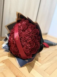 Buket od satena 51 ruza po vasem izboru