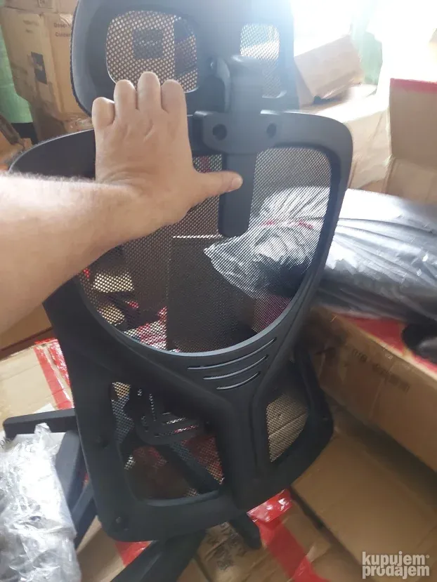 Ergonomska kancelarijska stolica mrezasta stolica za kicmu