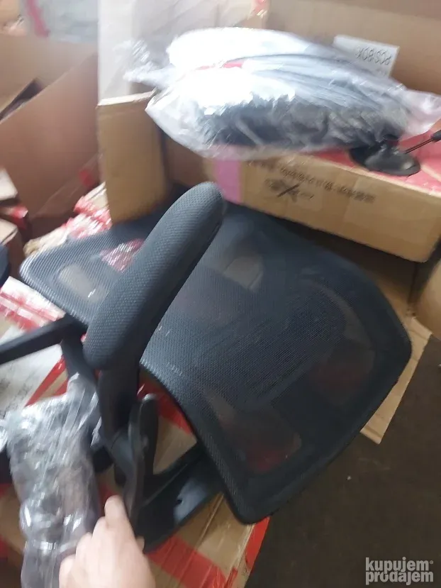 Ergonomska kancelarijska stolica mrezasta stolica za kicmu