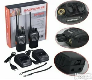 Toki Voki KOMPLET 2 KOMADA Radio Stanice Baofeng 888s