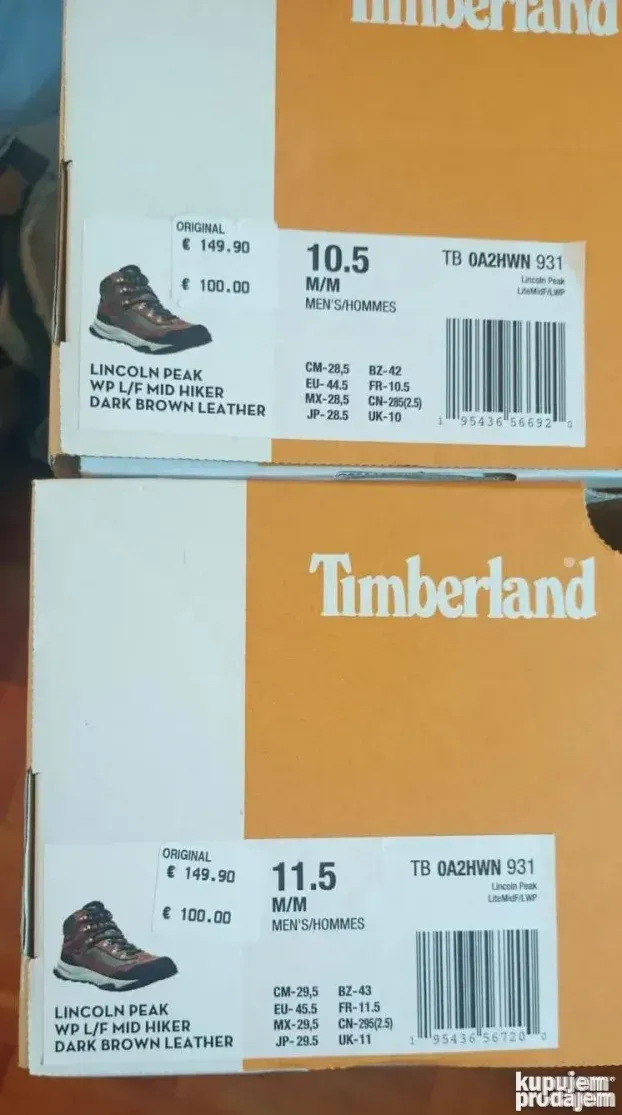 Timberland Lincoln Peak Mid Goretex Hiking Boots