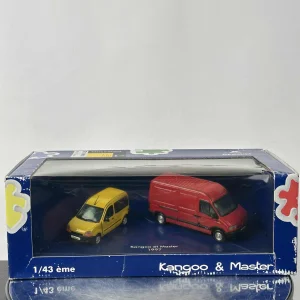 1/43 2x Set Kombi Renault Kangoo i Master