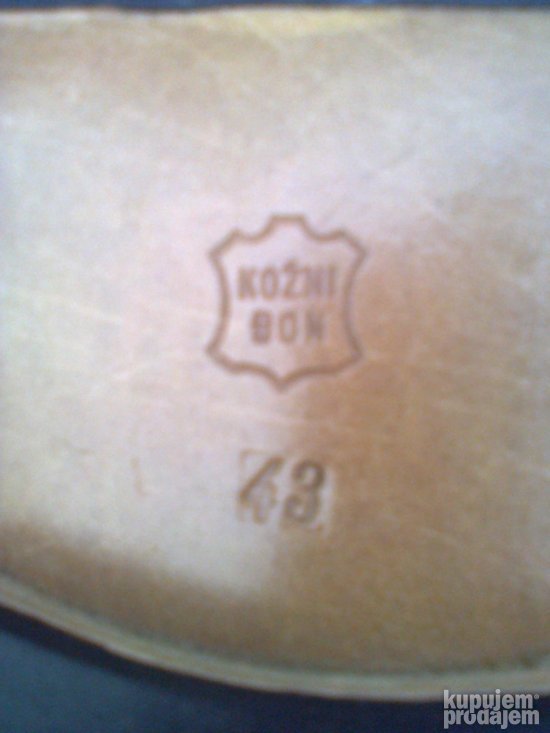 Oficirske cipele od prirodne koze br.43