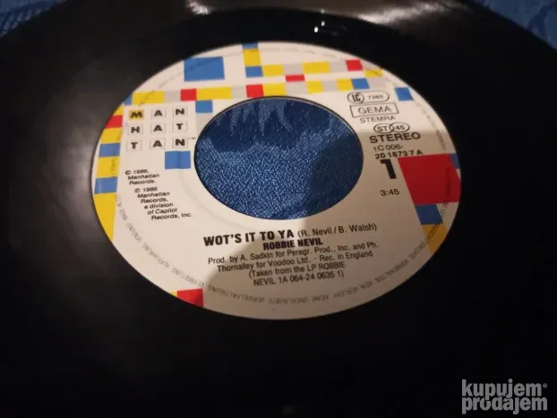 Robbie Nevil  -  Wot's It To Ya