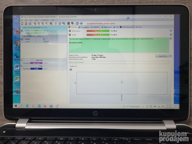 Laptop HP Pavilion 15-n088sz i7-4500U 12GB 1TB 15.6" Touch