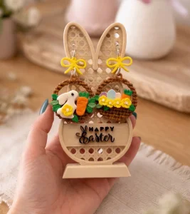 Stalak za Minđuše – Uskršnji Zeka