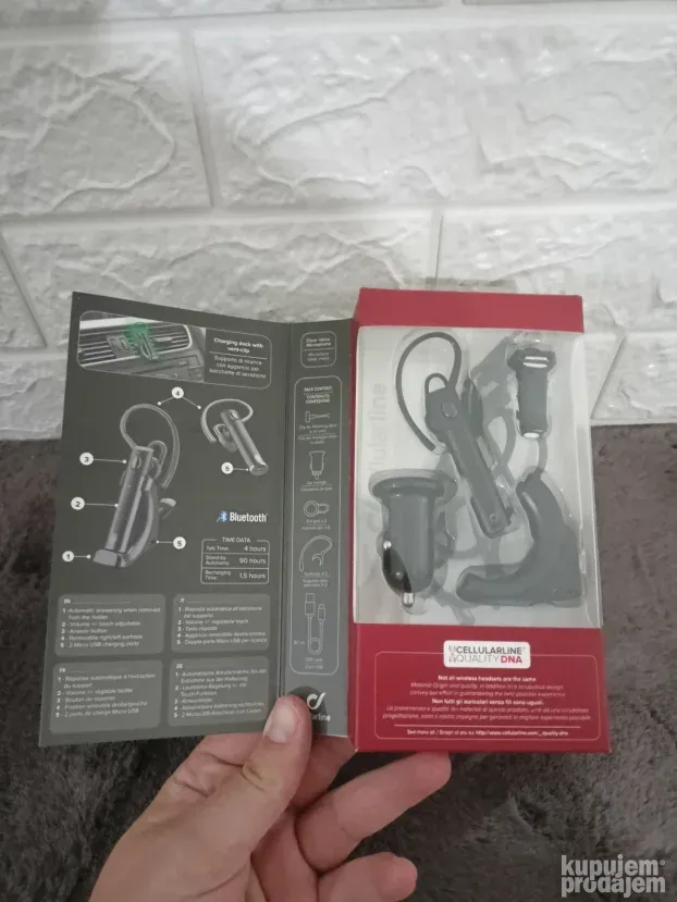 Bluetooth slušalica Magnet sa bazom za punjenje