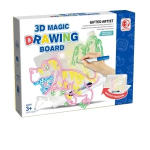 3D magicna tabla za bojenje - 6 boje