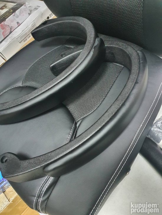 Kancelarijska Stolica (Crna) do 150kg OBG56B- Songmics