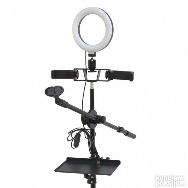 LED lampa 2x holder za mobilni + drzac za mikrofon SJ38B