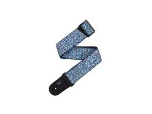 D'Addario 50RW08 Eco Guitar Straps Persian Woven, Blue