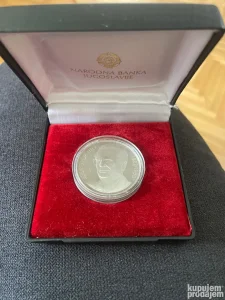Prigodna srebrna kovanica-1000 dinara Josip Broz Tito