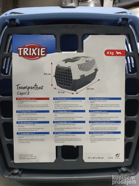 Transporter za Pse i Macke 37x34x55cm Capri 2 - Trixie