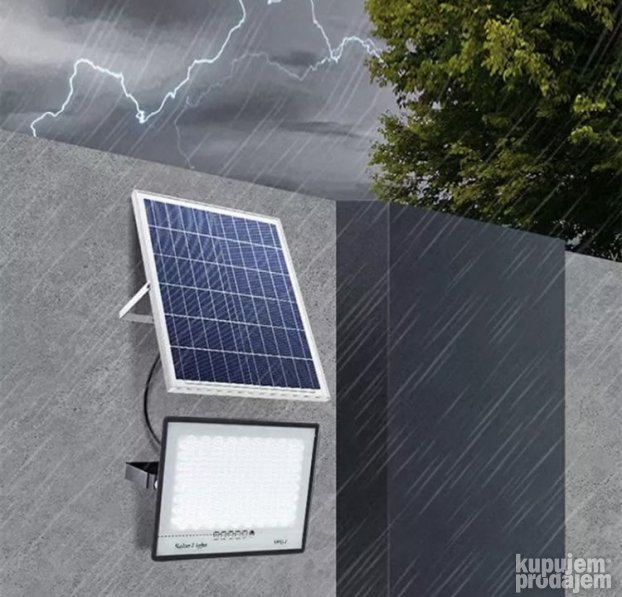 REFLEKTOR SA PANELOM 100w solarna rasveta spoljna upotreba