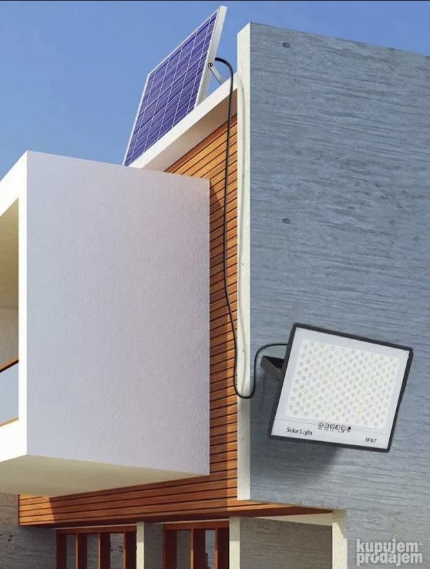 REFLEKTOR SA PANELOM 100w solarna rasveta spoljna upotreba