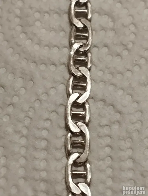 Srebrno musko zenska narukvica-6 gram-20cm