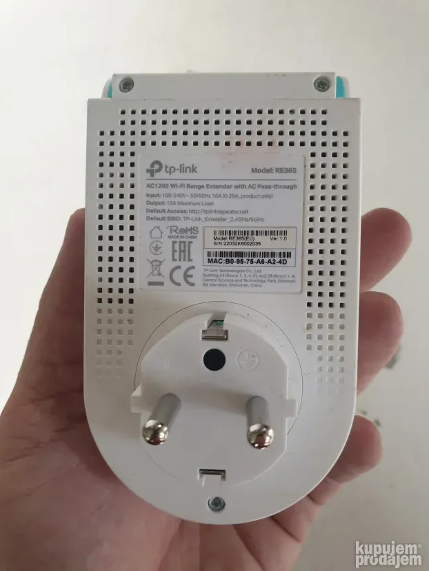 TP Link RE 365 Ac1200 Wi-fi Range Extender With Ac