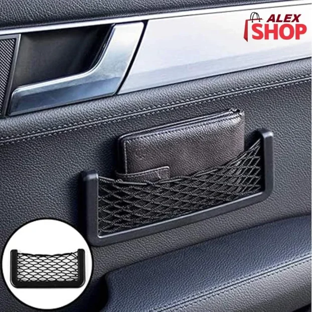 Samolepljivi mrežasti držač i organizer za auto