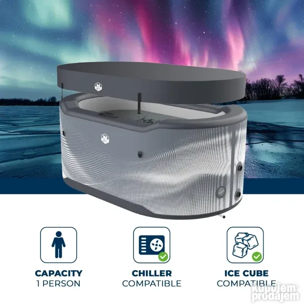 Rashladna kada - Ice bath tub Penquin 170x92x60cm