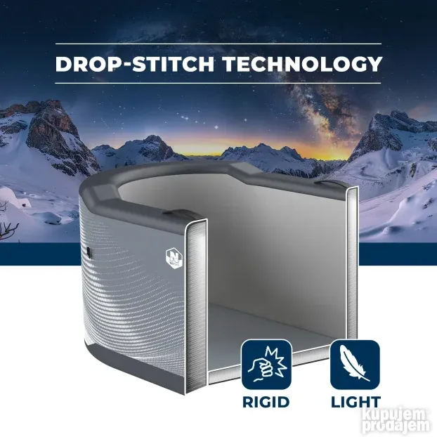 Rashladna kada - Ice bath tub Penquin 170x92x60cm
