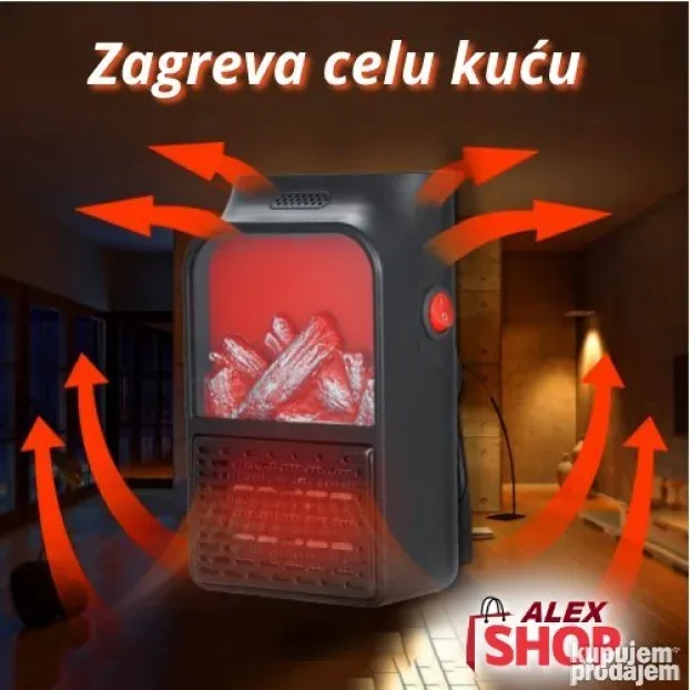 Mini kamin ekspres grejalica Flame Heater 900w
