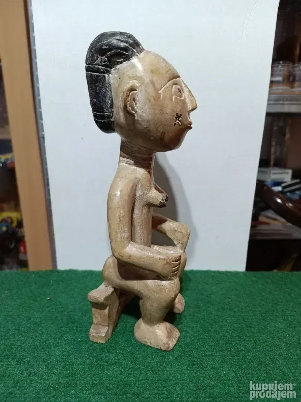 Afrička Fante akua'ba maternity figura ghana