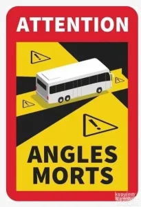 Nalepnice Angles Morts za autobuse