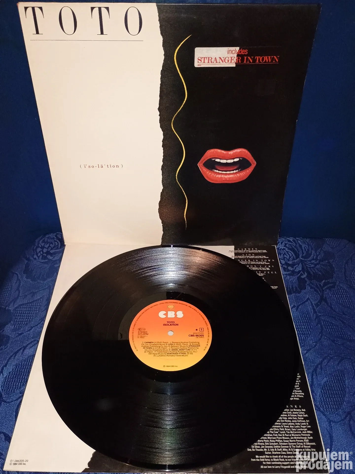 TOTO Isolation レコード 1984年 Toto - Isolation (Holland 1984) - KupujemProdajem