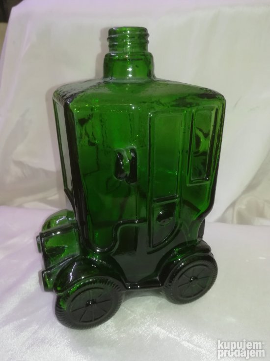 Vintage, zelena flasa auto, MADE IN ITALY