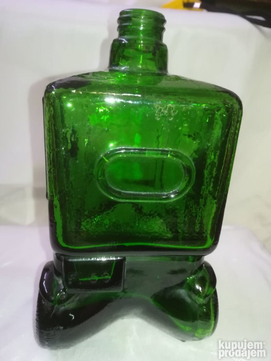 Vintage, zelena flasa auto, MADE IN ITALY