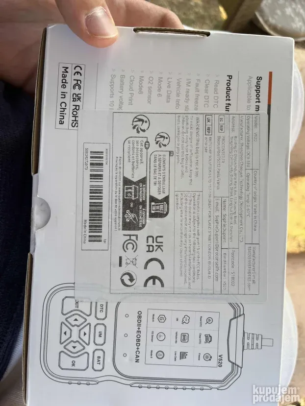 Auto dijagnostika/OBD II/OBD 2/OBD2/ V520
