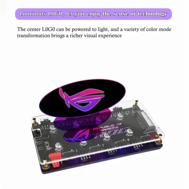 ARGB  fan kontroler rgb fan kontroler pwm rgb logo asus rog