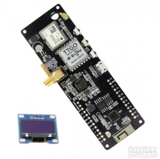 Lora ESP32  433 MHZ  GPS + Bluetooth + Wifi