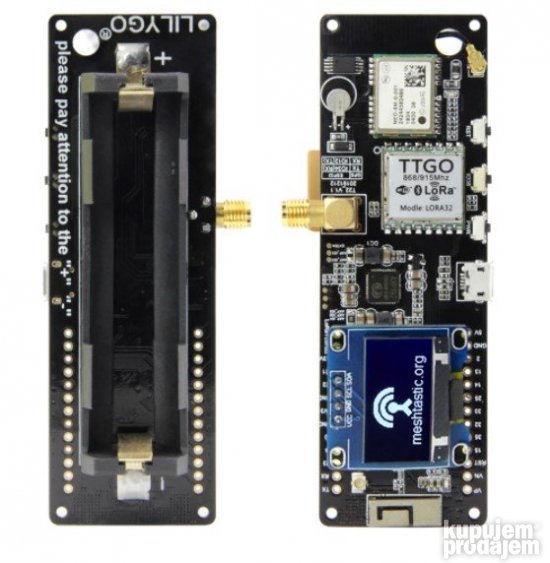 Lora ESP32  433 MHZ  GPS + Bluetooth + Wifi