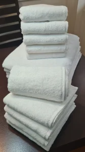 Hotelski beli peškiri bez natpisa 600g/m2, 100% PAMUK!
