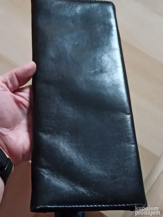 Prelepa ženska kožna pismo torbica 33x14cm