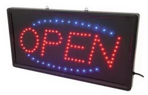 Svetleca reklama "OPEN"
