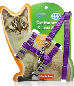 Dupla ogrlica i povodac za mačke