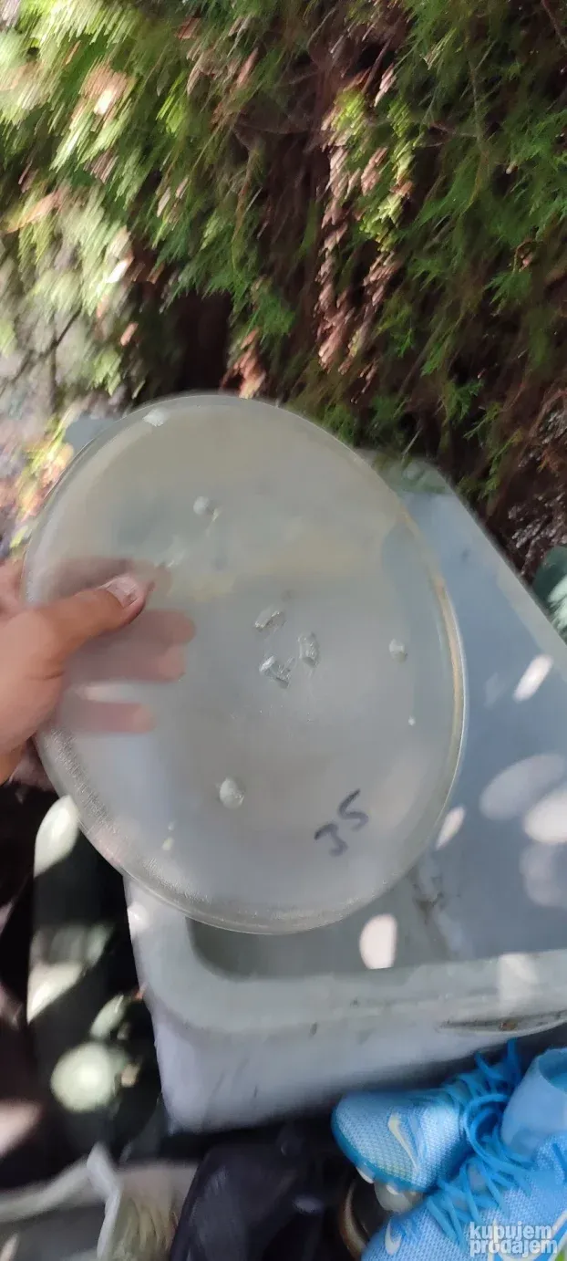 tanjir stakleni za mikrotalasnu pecnicu fi.32cm.