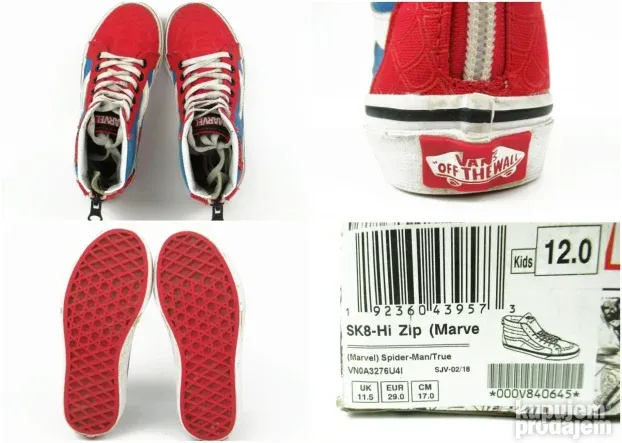 Vans x Marvel dečije patike P5464