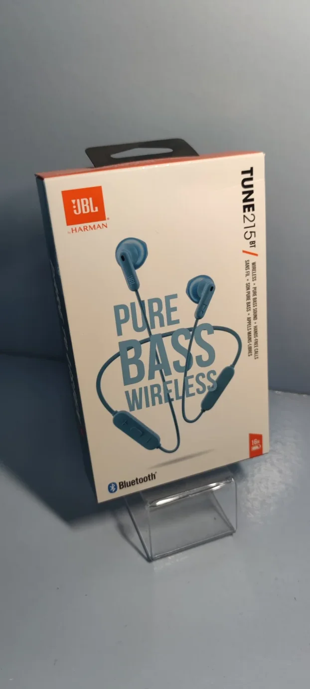 JBL Tune 215BT Wireless Earbud Headphones Blue / White