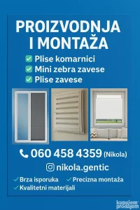 Izrada i montaza komarnika