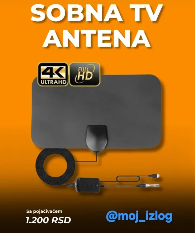 Sobna TV antena za besplatne TV programe