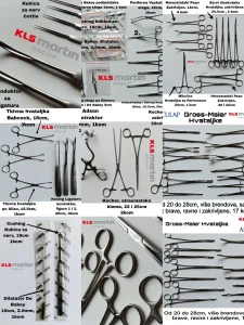 Hirurški instrumenti, Hvataljke, Stege, Forcepsi