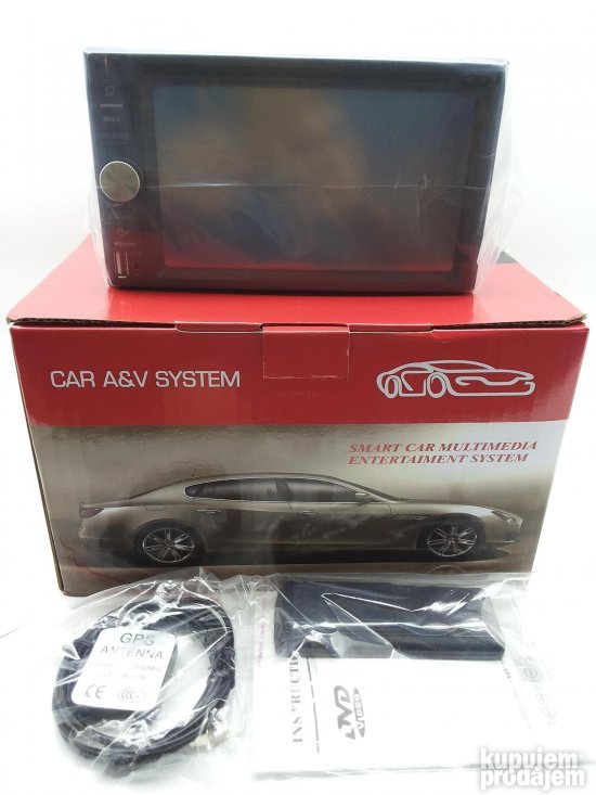 Multimedia za Auto FM/CD/DVD/mp3/usb/sd card+GPS Modul NOVO